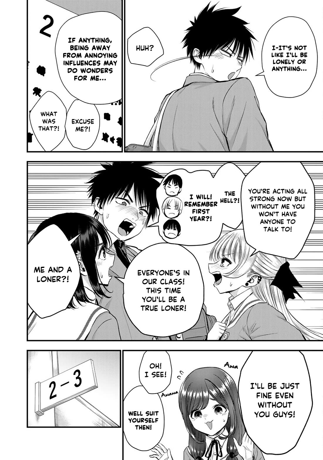 No More Love With the Girls Chapter 73 page 4 - Chapter 73: Romcoms don‘t happen even during the new term