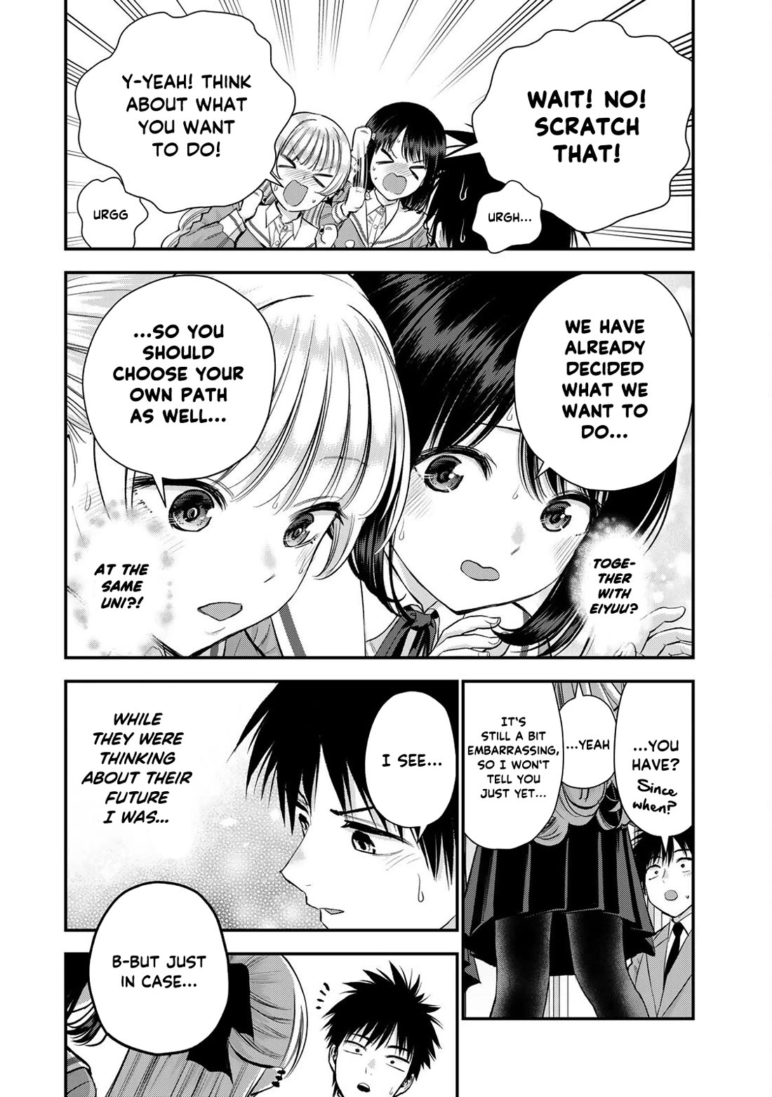 No More Love With the Girls Chapter 75 page 13 - Chapter 75: Romcoms don‘t happen even if you stand on a crossroad