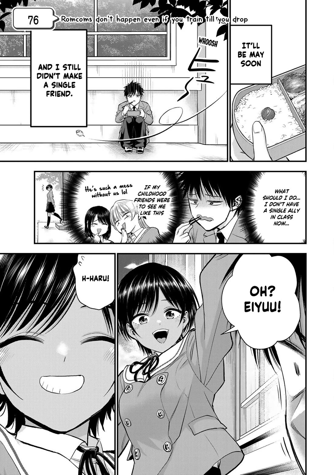 No More Love With the Girls Chapter 76 page 1 - Chapter 76: Romcoms don’t happen even if you train till you drop