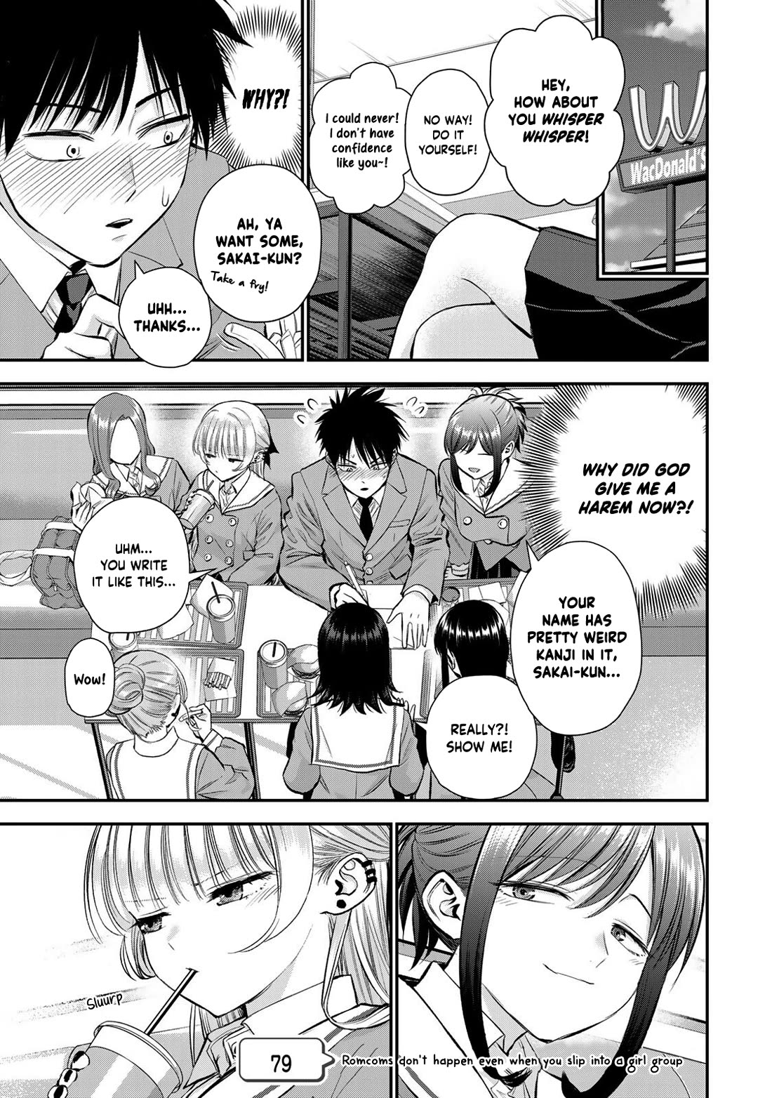 No More Love With the Girls Chapter 79 page 1 - Chapter 79: Romcoms don’t happen even when you slip into a girl group