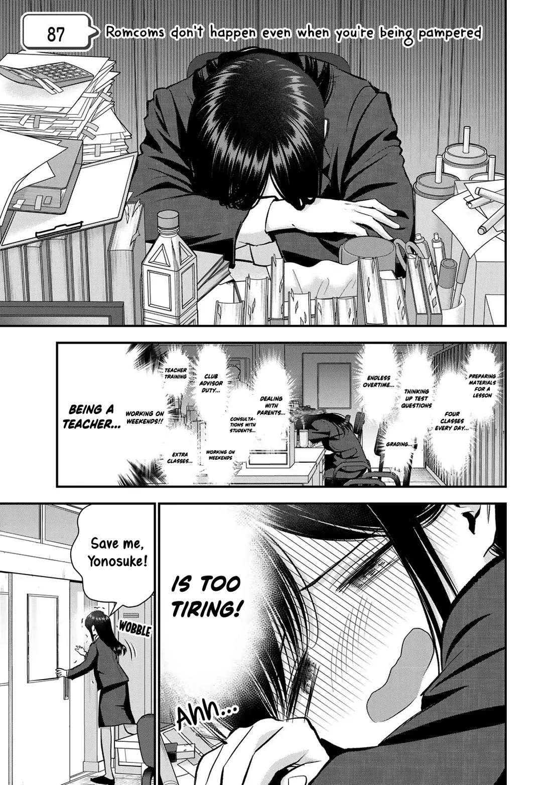 No More Love With the Girls Chapter 87 page 1 - Chapter 87: Romcoms don’t happen even when you’re being pampered