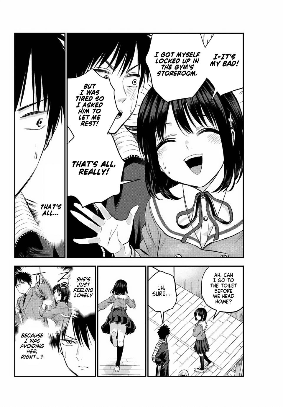 No More Love With the Girls Chapter 9 page 12 - Chapter 9: Romcoms don't happen even when you're alone in school at night