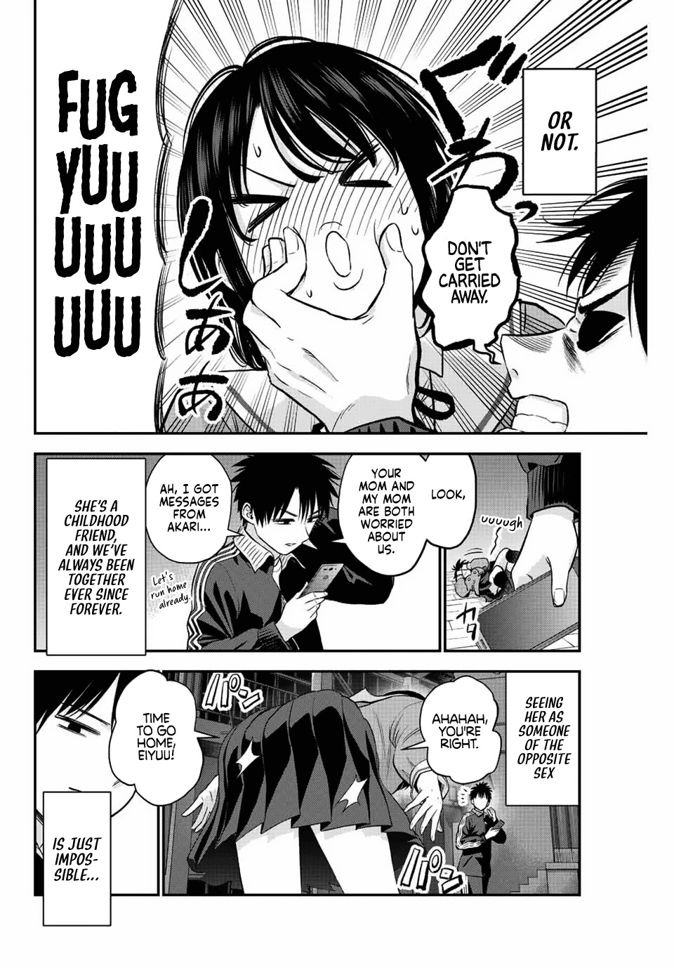 No More Love With the Girls Chapter 9 page 2 - Chapter 9: Romcoms don't happen even when you're alone in school at night