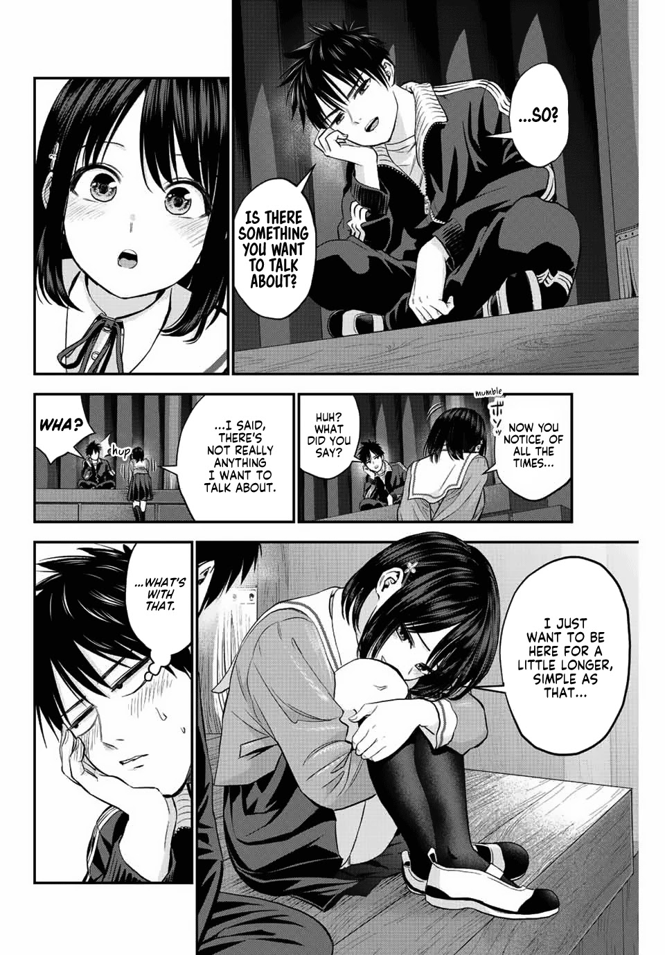 No More Love With the Girls Chapter 9 page 4 - Chapter 9: Romcoms don't happen even when you're alone in school at night
