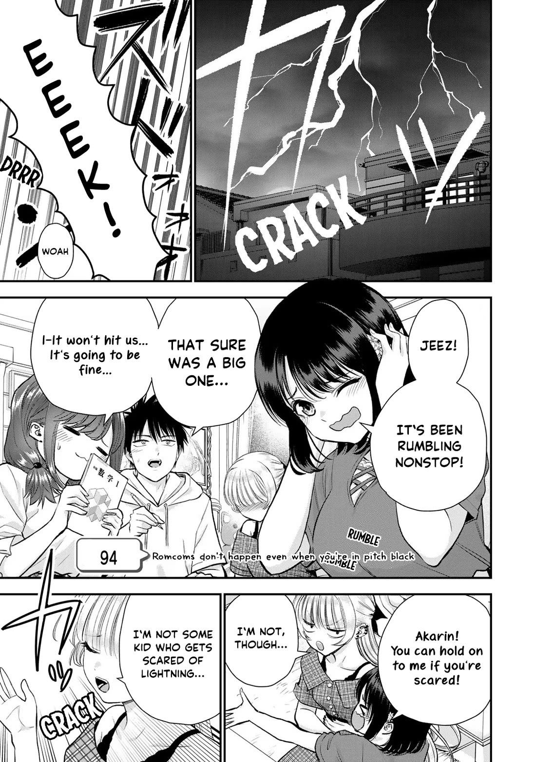 No More Love With the Girls Chapter 94 page 1 - Chapter 94: Romcoms don‘t happen even when you‘re in pitch black