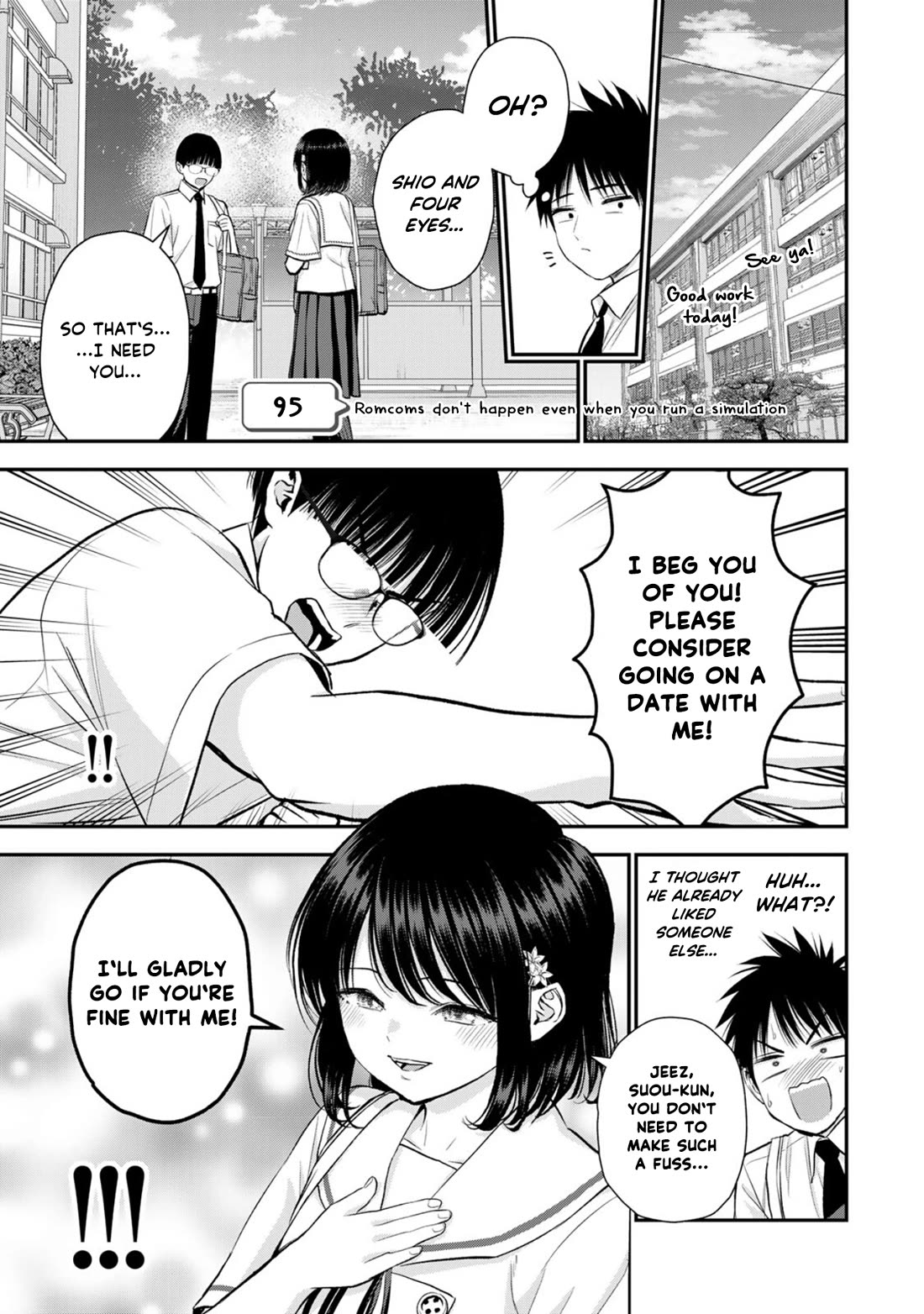No More Love With the Girls Chapter 95 page 1 - Chapter 95: Romcoms don‘t happen even when you run a simulation