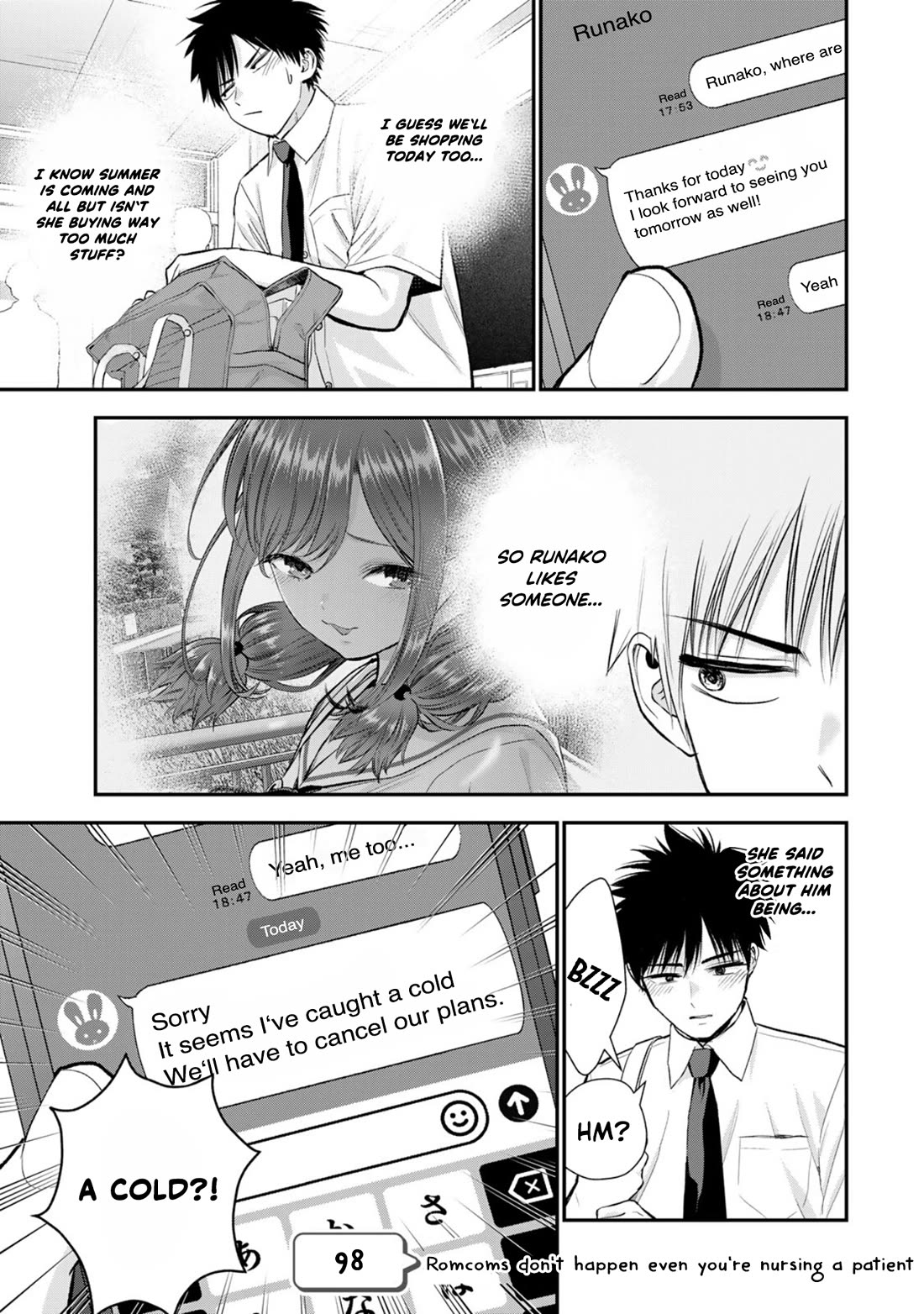 No More Love With the Girls Chapter 98 page 1 - Chapter 98: Romcoms don‘t happen even you‘re nursing a patient