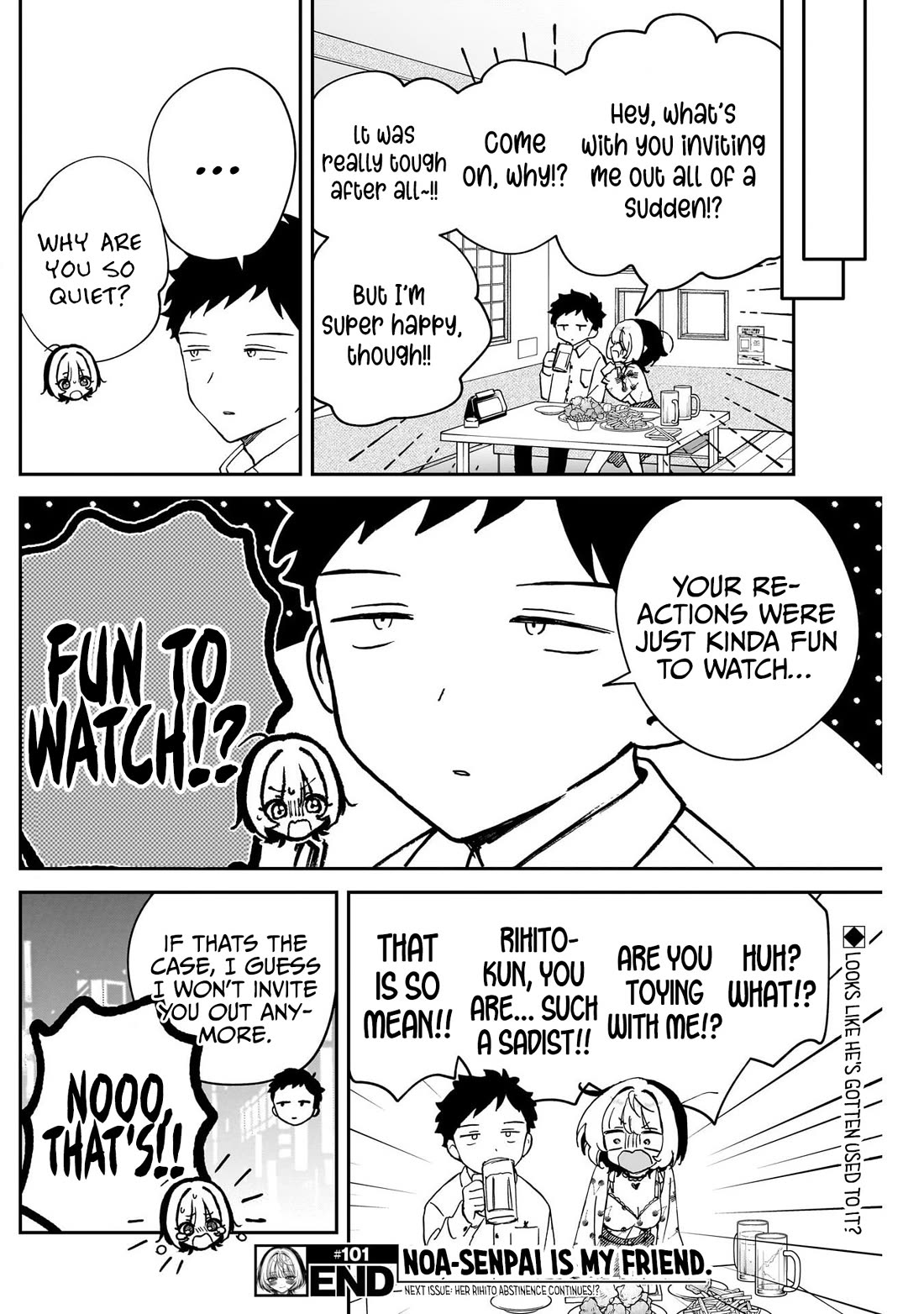 Noa Is My Senior, and My Friend. Chapter 101 page 18 - Chapter 101: Noa-senpai and Abstaining from Rihito