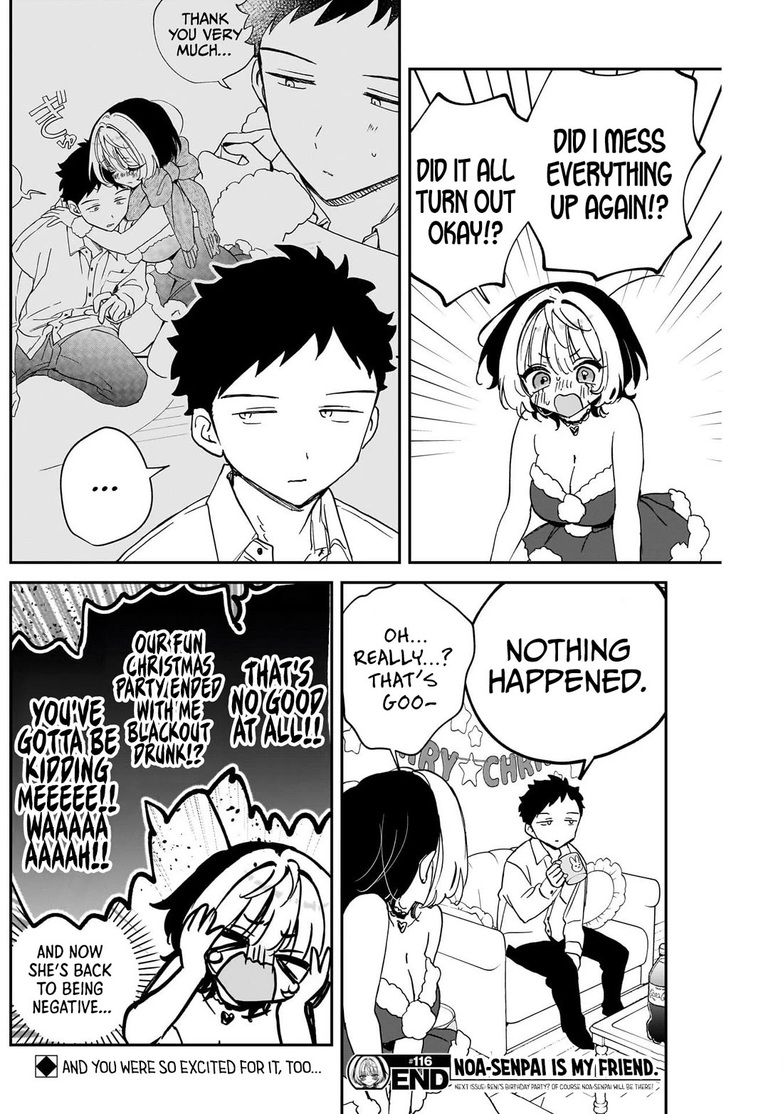 Noa Is My Senior, and My Friend. Chapter 116 page 18 - Chapter 116: Noa-Senpai's Intoxication
