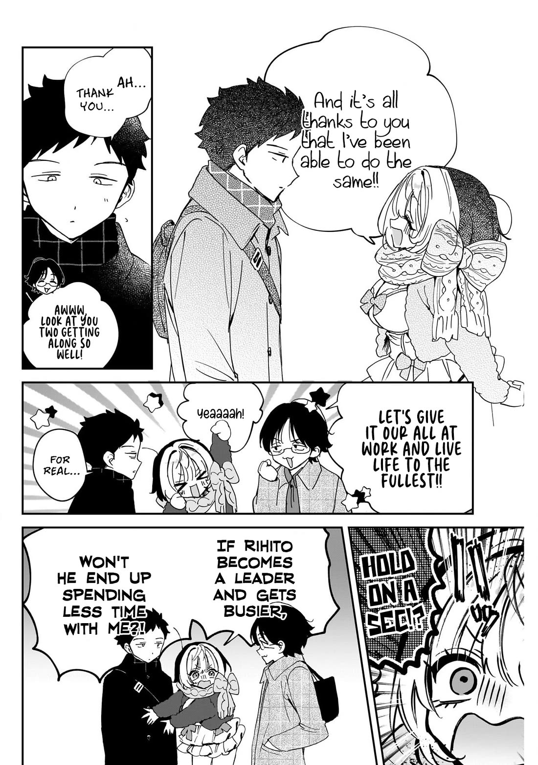 Noa Is My Senior, and My Friend. Chapter 129 page 16 - Chapter 129: Rihito's Energy-saving Life