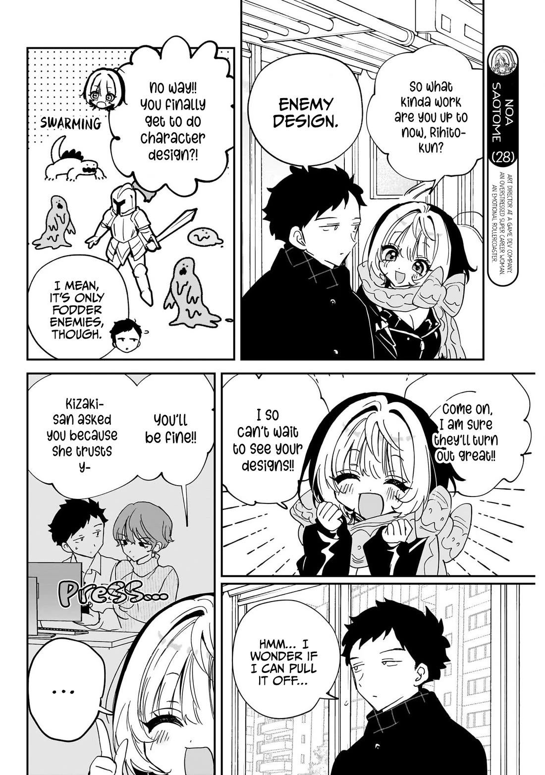 Noa Is My Senior, and My Friend. Chapter 131 page 4 - Chapter 131: Rihito's New Work