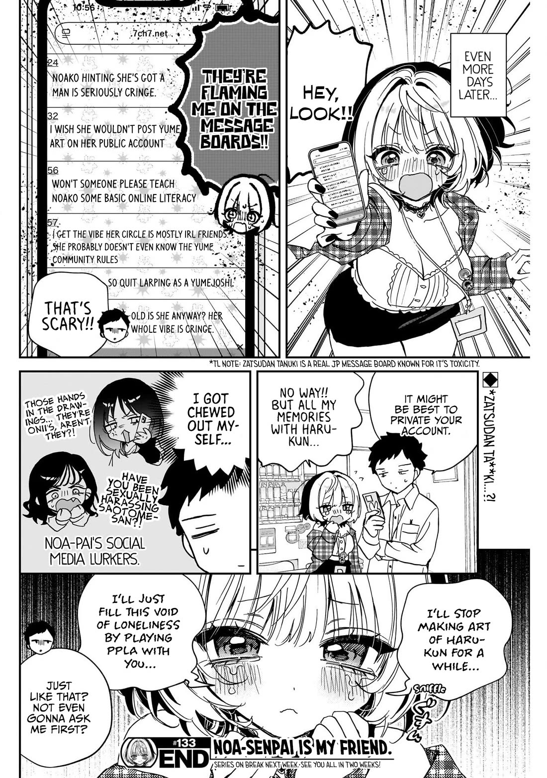 Noa Is My Senior, and My Friend. Chapter 133 page 18 - Chapter 133: Noa-Senpai's Yume Art