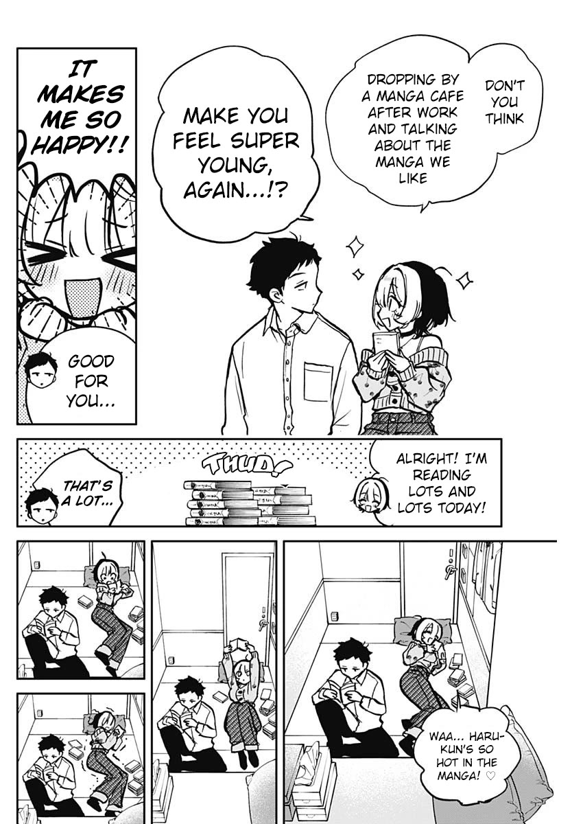 Noa Is My Senior, and My Friend. Chapter 2 page 13 - Chapter 2: Noa-Senpai and Manga Cafes