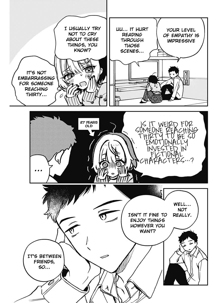 Noa Is My Senior, and My Friend. Chapter 2 page 16 - Chapter 2: Noa-Senpai and Manga Cafes