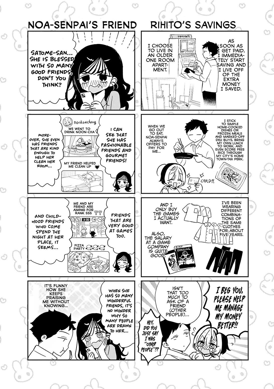 Noa Is My Senior, and My Friend. Chapter 28.6 page 3 - Chapter 28.6: 4-koma and Noa Fashion