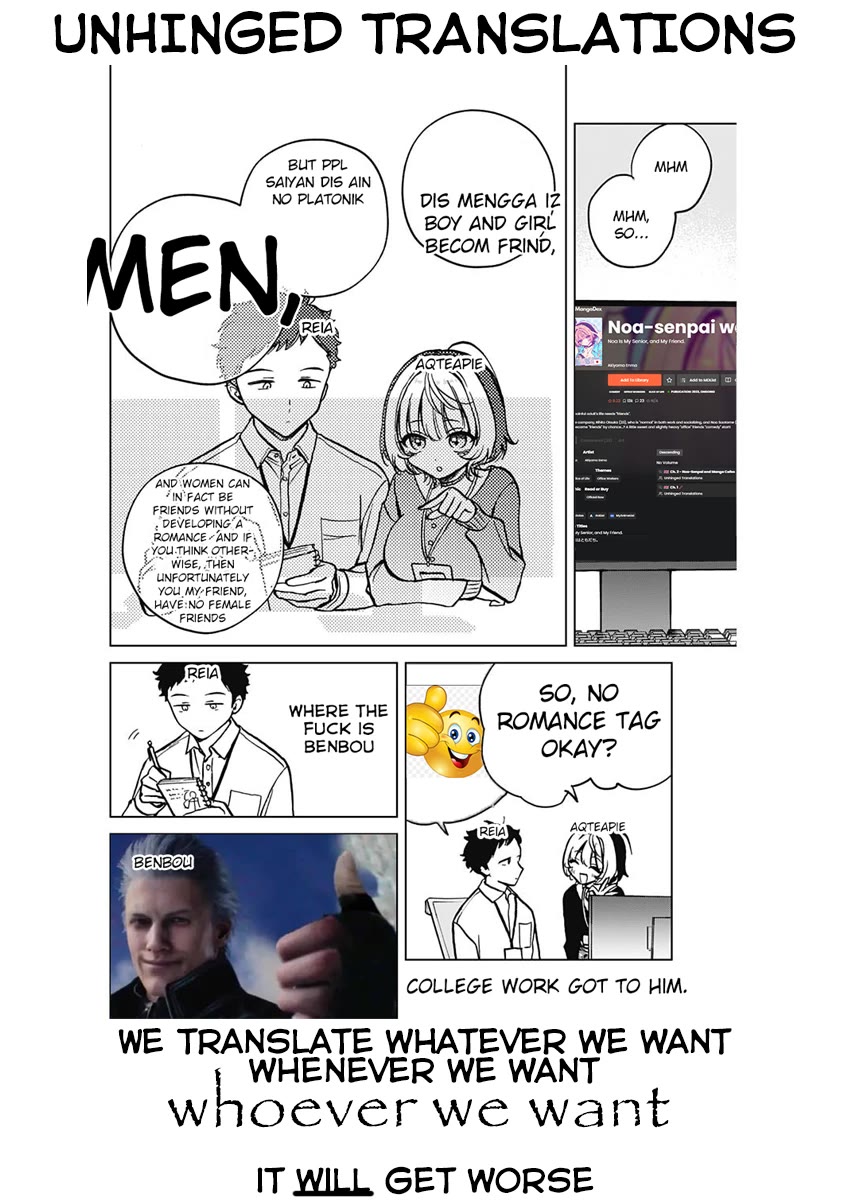 Noa Is My Senior, and My Friend. Chapter 3 page 19 - Chapter 3: Noa-senpai and RINE