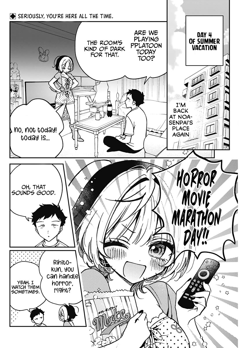 Noa Is My Senior, and My Friend. Chapter 32 page 1 - Chapter 32: Noa-Senpai and Horror Movies