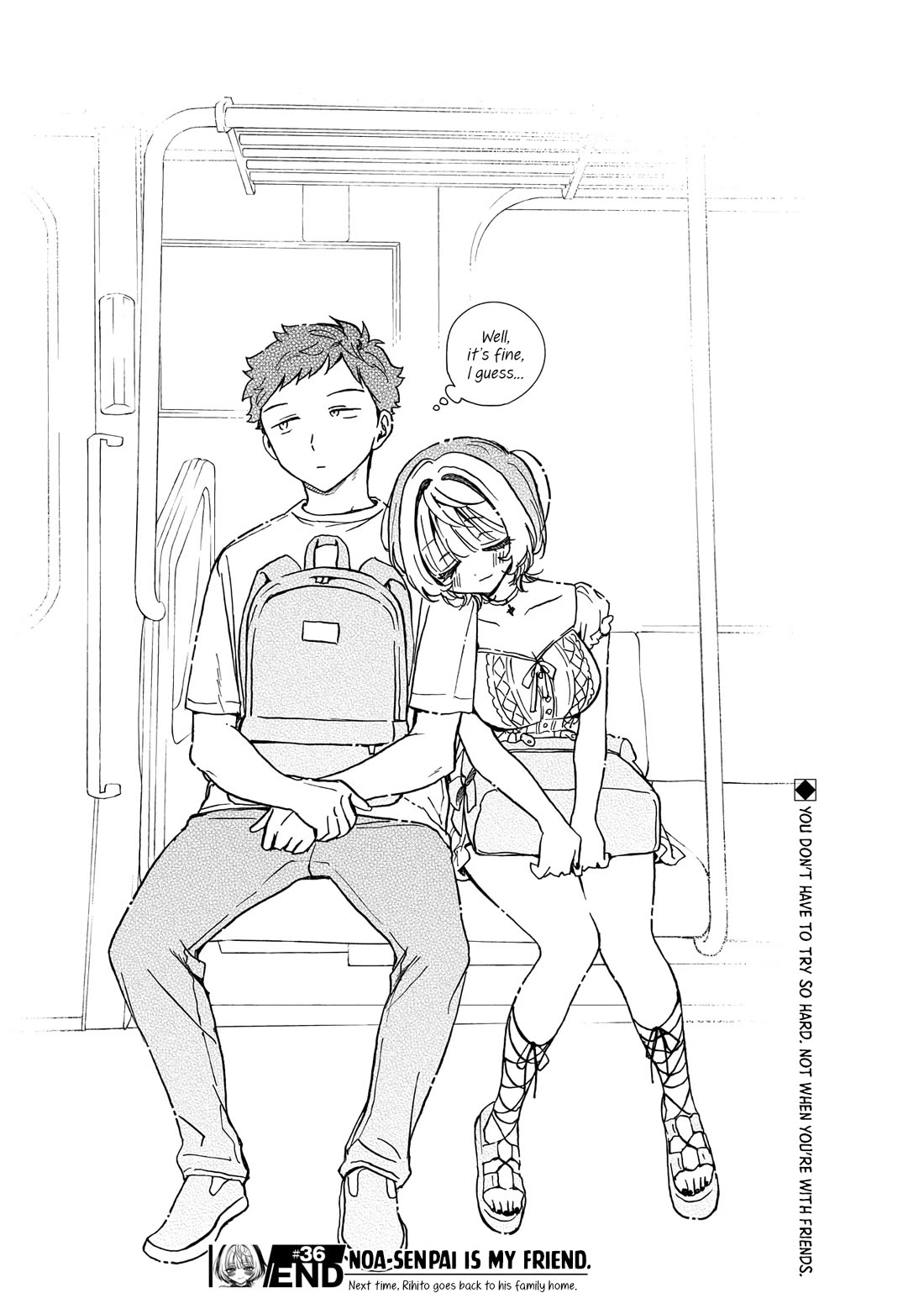 Noa Is My Senior, and My Friend. Chapter 36 page 19 - Chapter 36: Noa-Senpai and Enoshima
