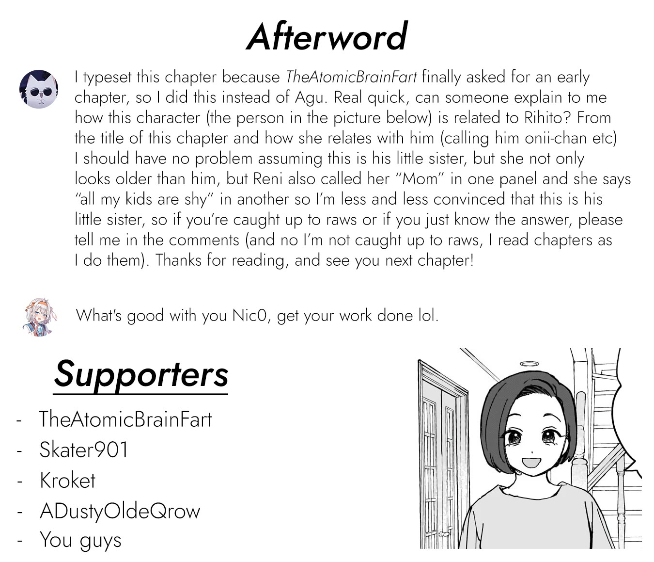 Noa Is My Senior, and My Friend. Chapter 37 page 19 - Chapter 37: Rihito and His Little Sister