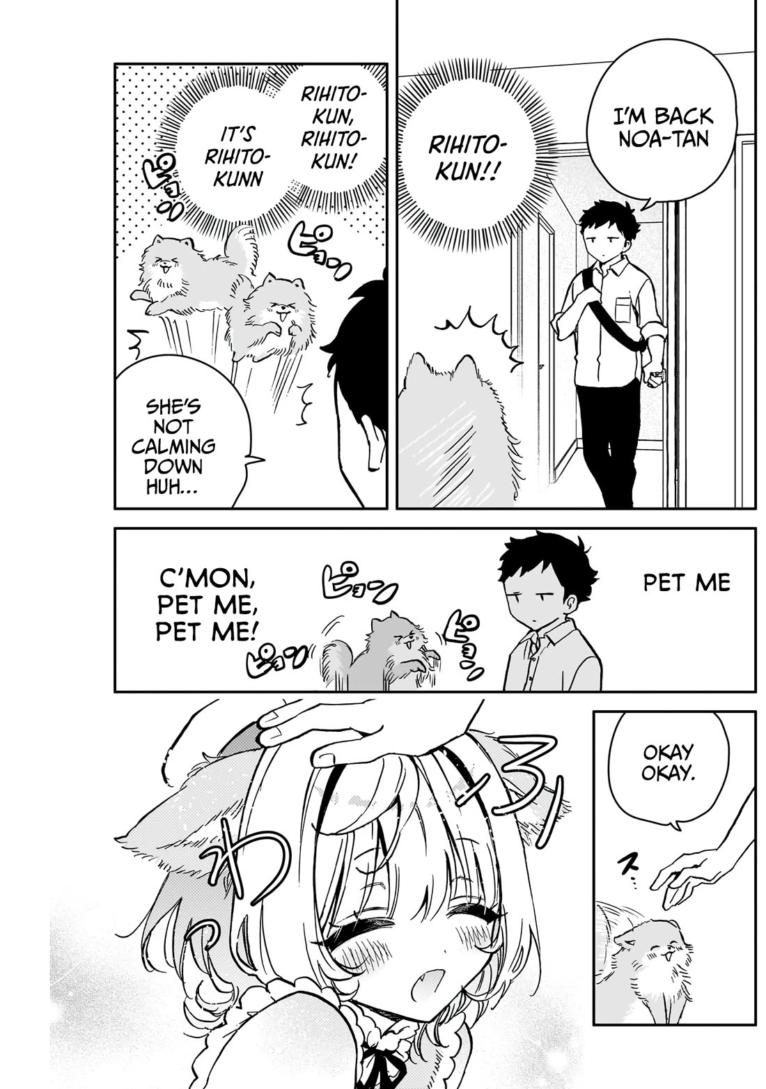 Noa Is My Senior, and My Friend. Chapter 38.5 page 4 - Chapter 38.5: Pomeranian