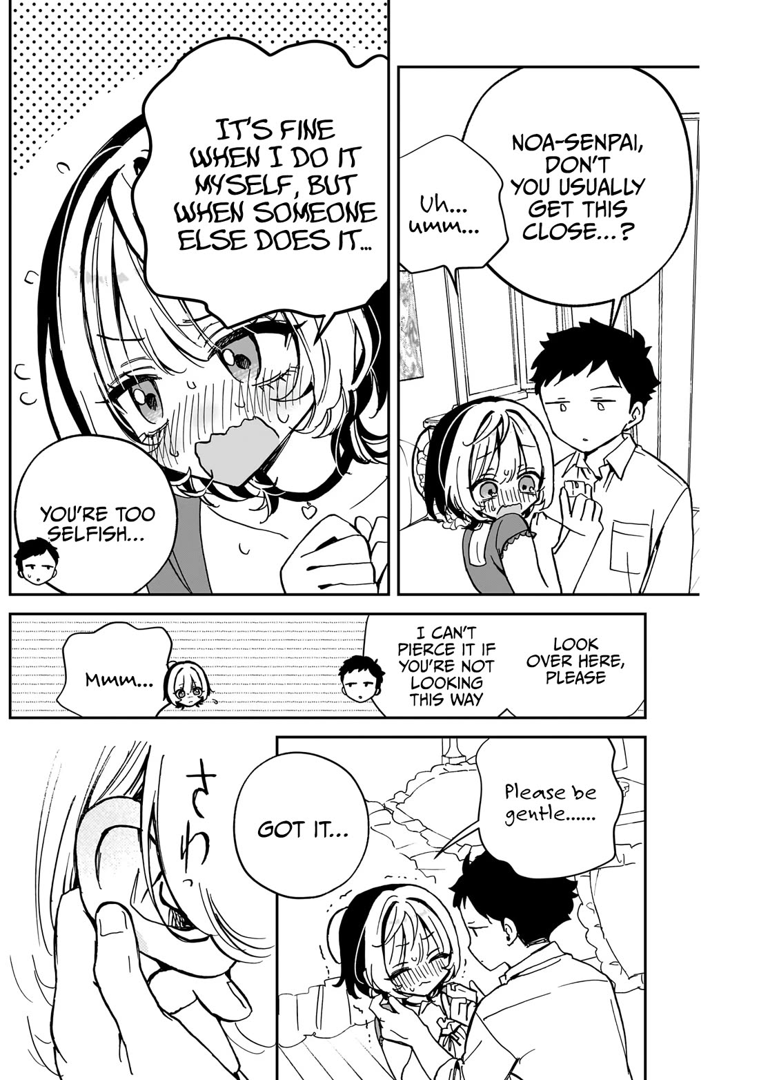 Noa Is My Senior, and My Friend. Chapter 40 page 13 - Chapter 40: Noa-Senpai and Ear Piercings