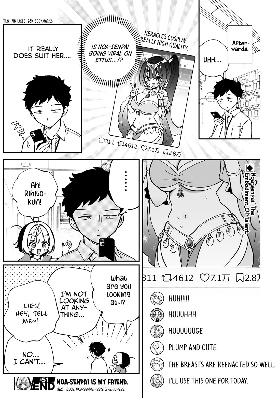 Noa Is My Senior, and My Friend. Chapter 51 page 19 - Chapter 51: Noa-Senpai and Cosplay