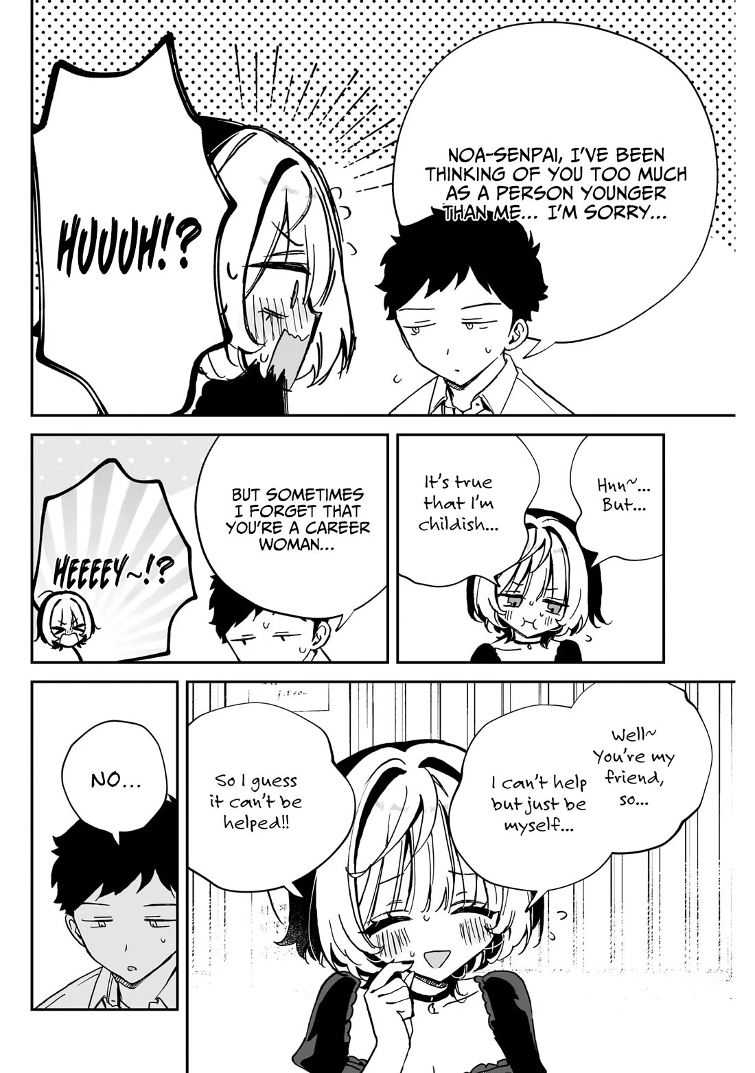 Noa Is My Senior, and My Friend. Chapter 53 page 13 - Chapter 53: Rihito and Noa-Senpai the Career Woman