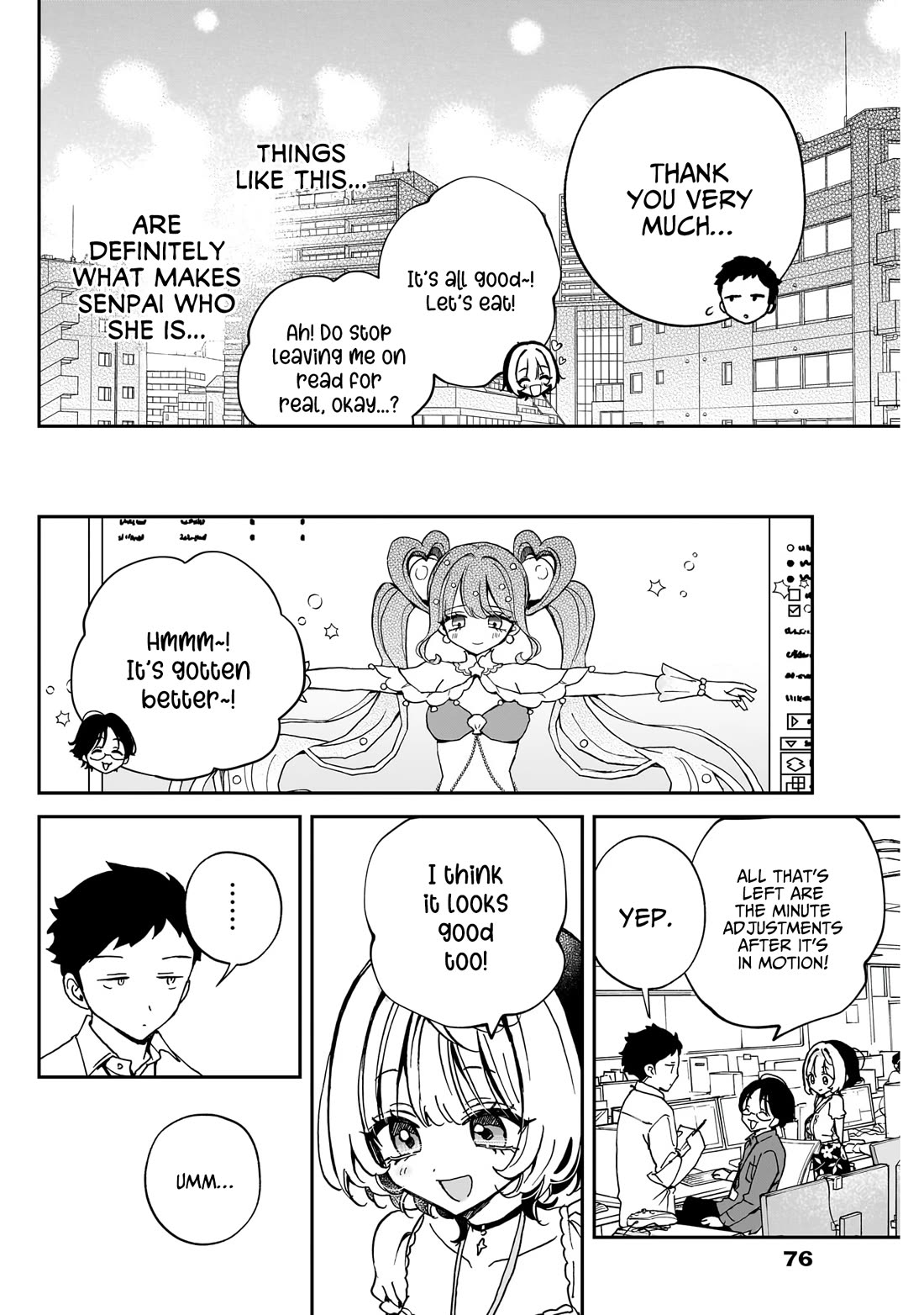 Noa Is My Senior, and My Friend. Chapter 53 page 17 - Chapter 53: Rihito and Noa-Senpai the Career Woman