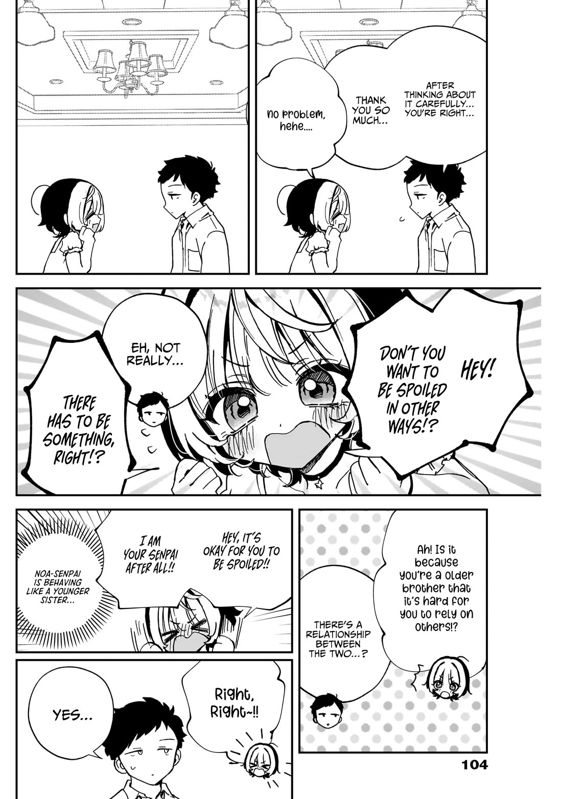 Noa Is My Senior, and My Friend. Chapter 54 page 11 - Chapter 54: Noa-Senpai and "Spoil Rihito Day"