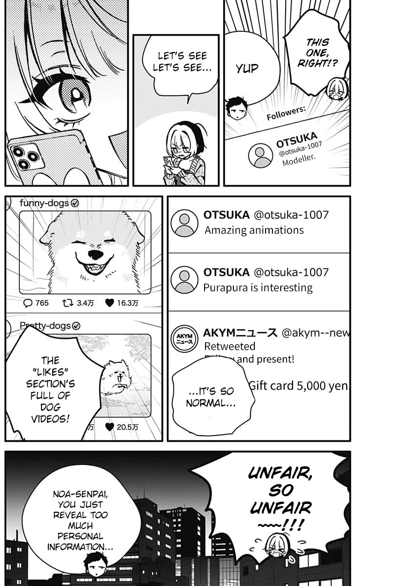 Noa Is My Senior, and My Friend. Chapter 6 page 16 - Chapter 6: Noa-senpai and Twitter