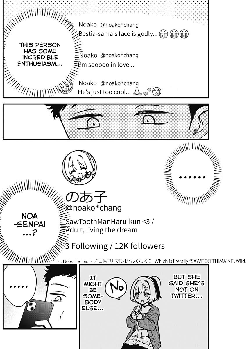 Noa Is My Senior, and My Friend. Chapter 6 page 8 - Chapter 6: Noa-senpai and Twitter