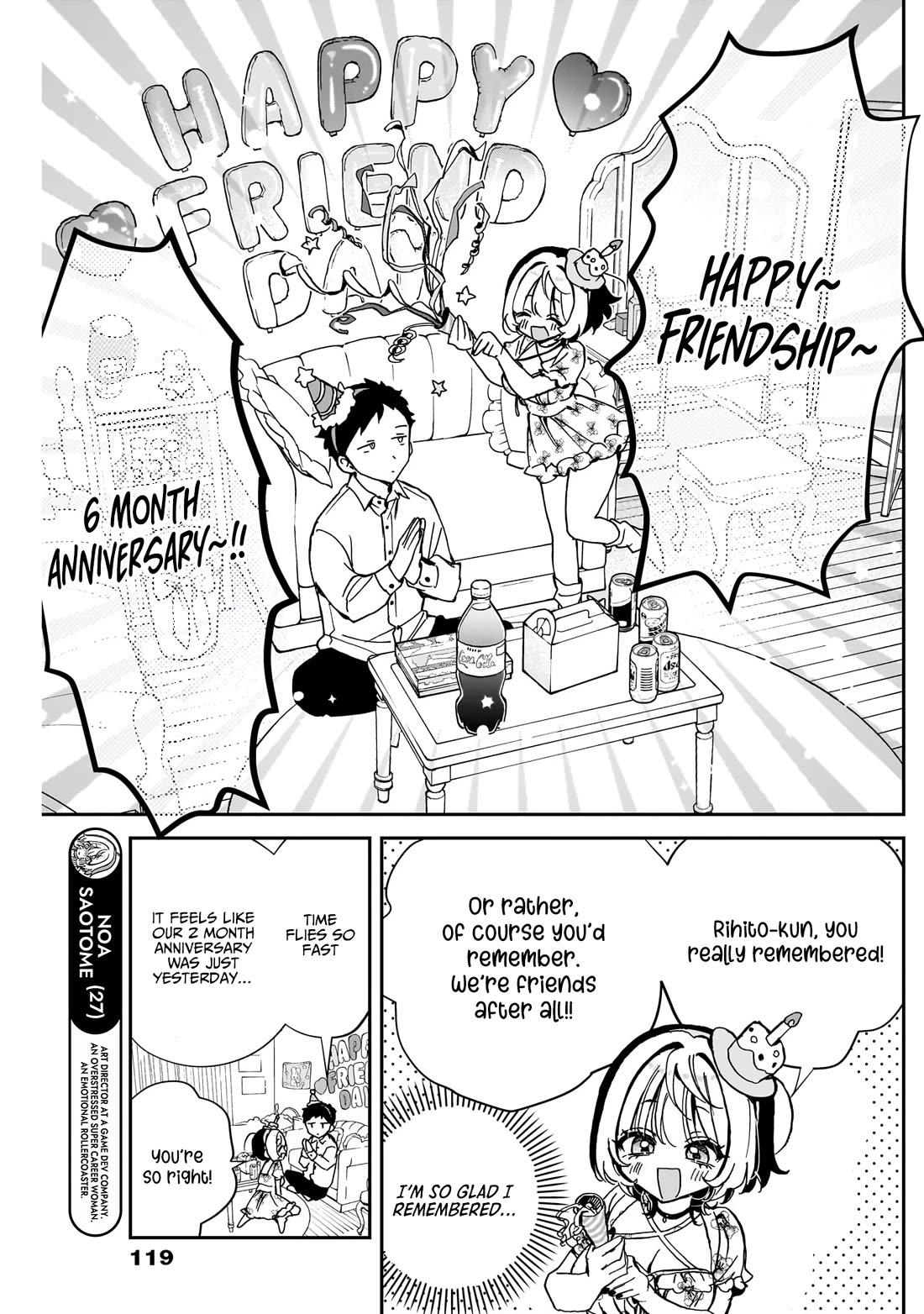 Noa Is My Senior, and My Friend. Chapter 61 page 4 - Chapter 61: Noa-Senpai and Their 6 Month Anniversary