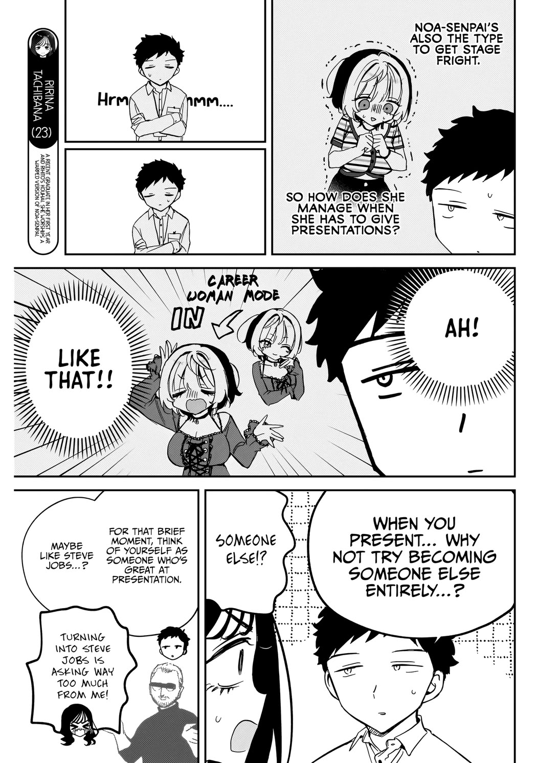 Noa Is My Senior, and My Friend. Chapter 83 page 8 - Chapter 83: Ririna and her Inquiries