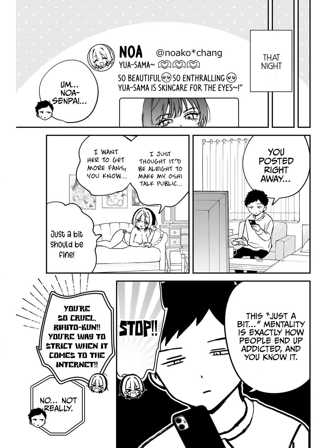 Noa Is My Senior, and My Friend. Chapter 91 page 10 - Chapter 91: Noa-senpai and her Social Media Addiction