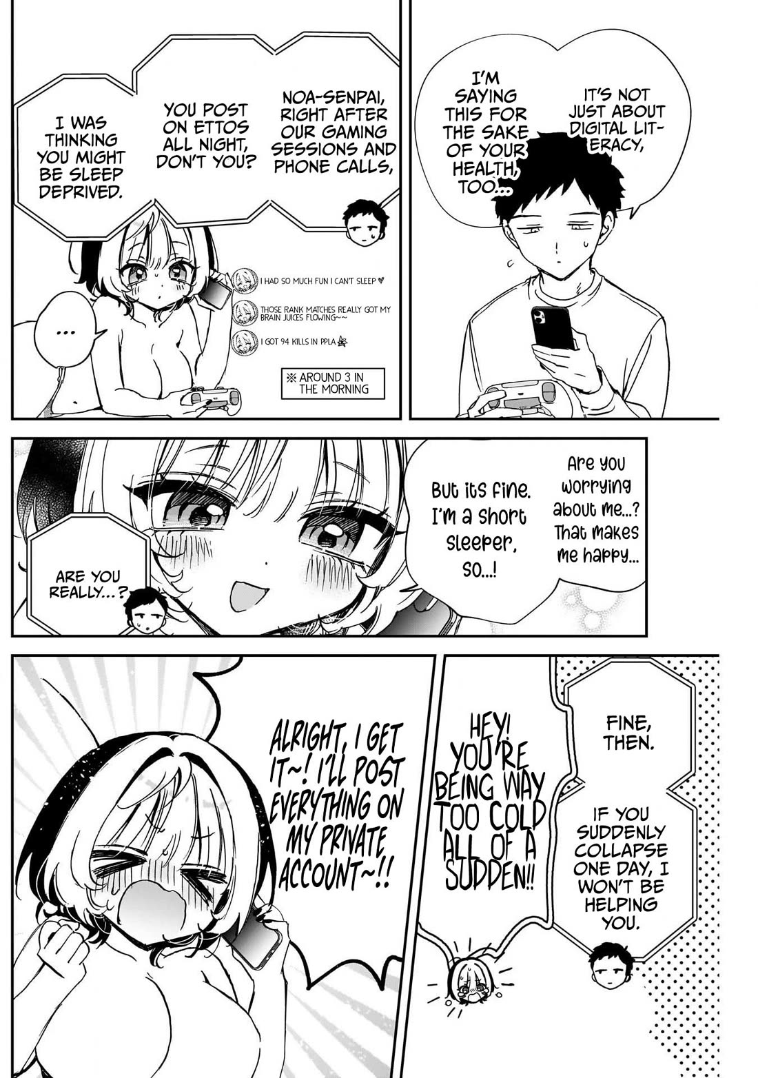 Noa Is My Senior, and My Friend. Chapter 91 page 11 - Chapter 91: Noa-senpai and her Social Media Addiction