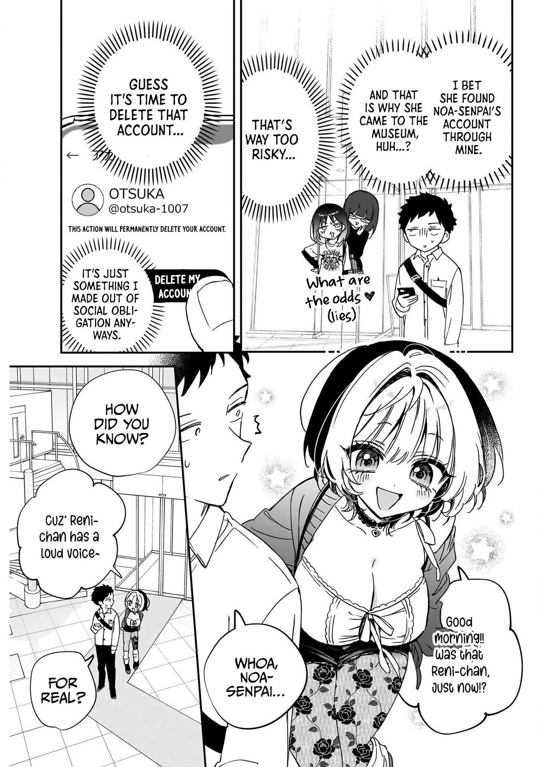 Noa Is My Senior, and My Friend. Chapter 92 page 3 - Chapter 92: Rihito and the Intense Women