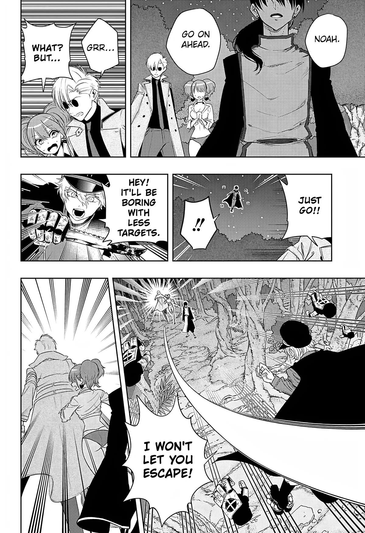 Noah's Notes Chapter 12 page 13 - Chapter 12: Our Group Encounters the Unknown in the Jungle