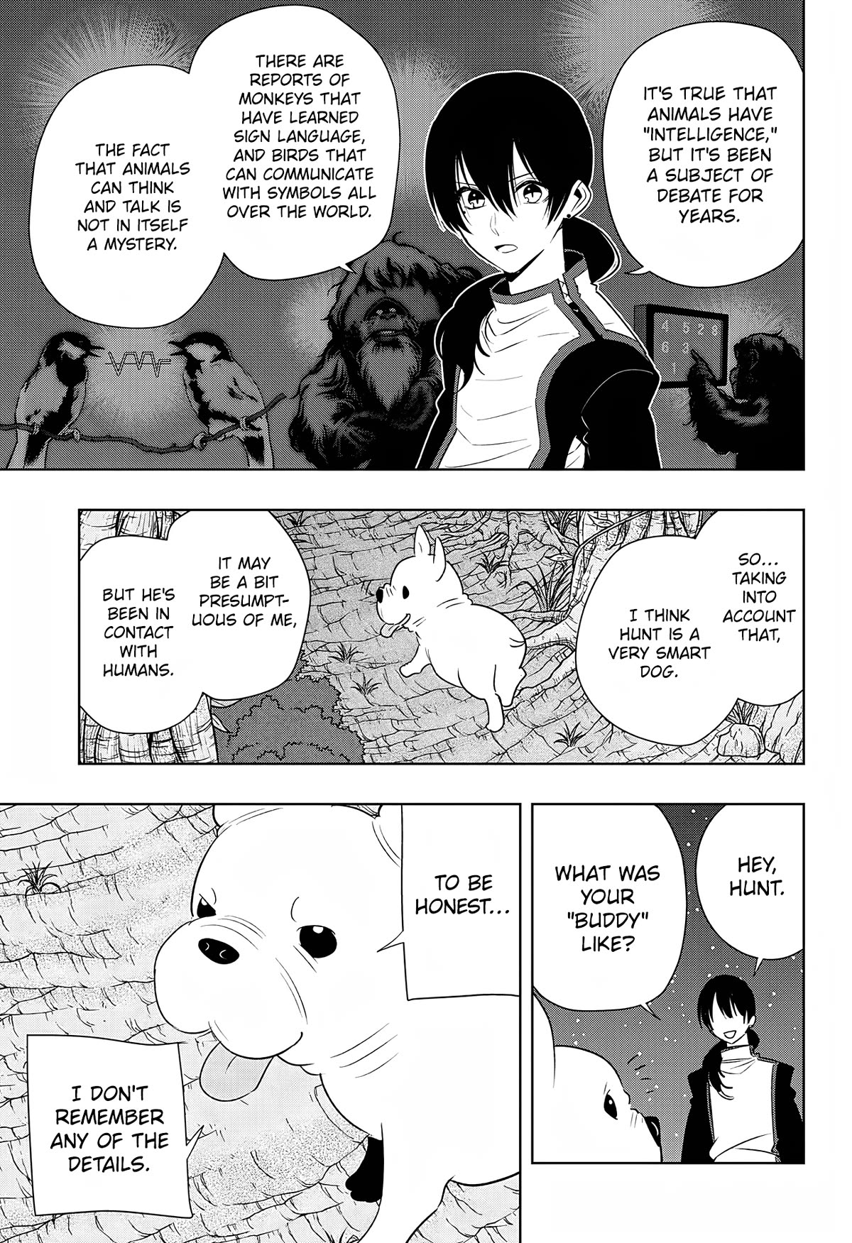Noah's Notes Chapter 12 page 4 - Chapter 12: Our Group Encounters the Unknown in the Jungle