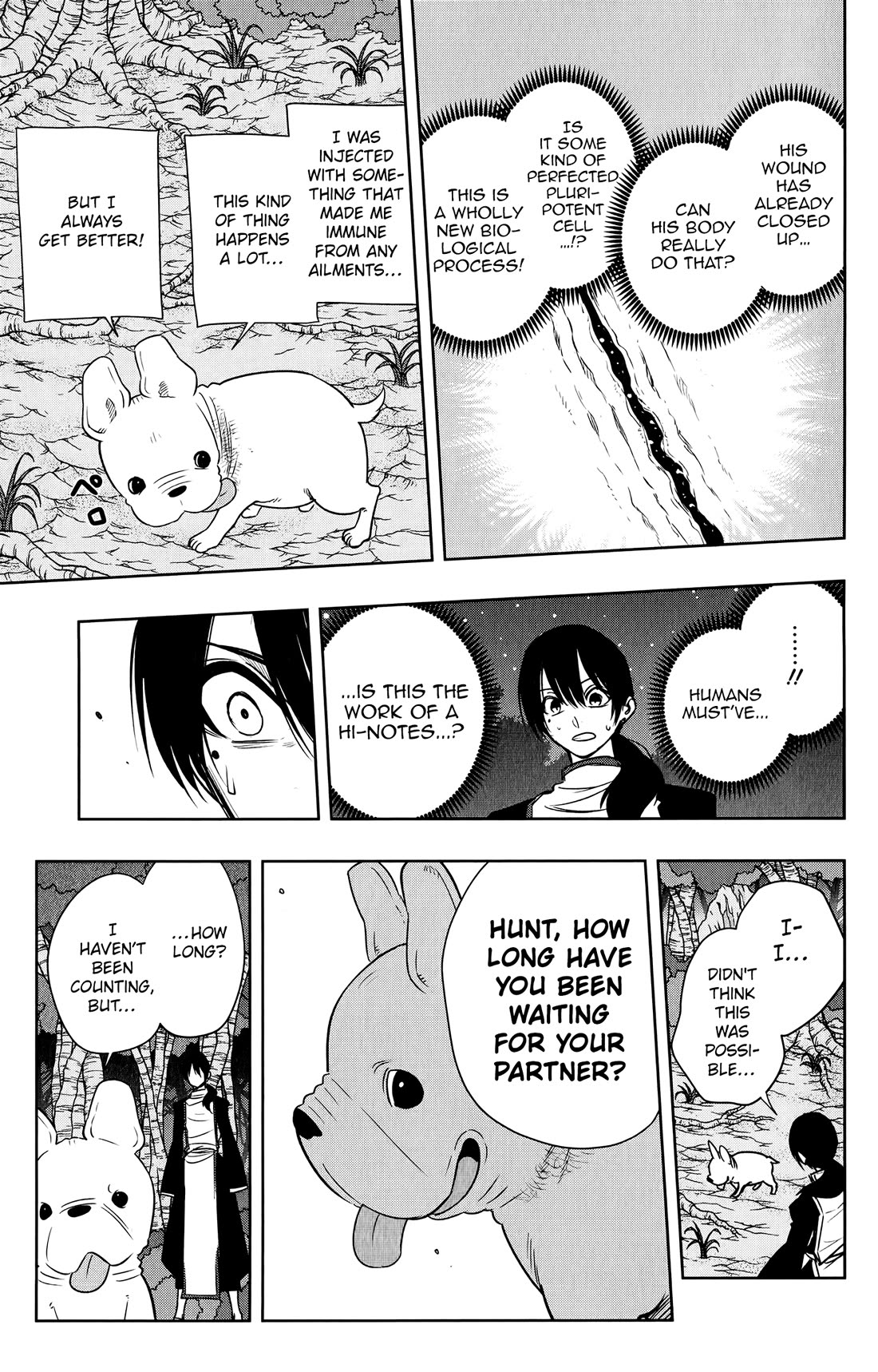 Noah's Notes Chapter 14 page 4 - Chapter 14: Deep in the Island's Jungle, a Growing Threat Challenges the Professor