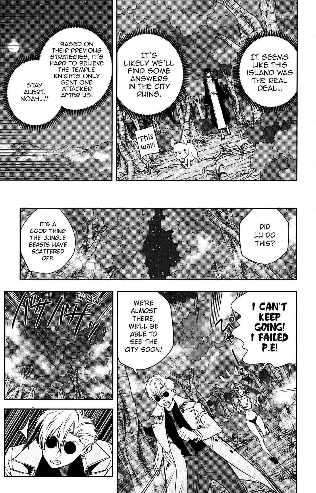 Noah's Notes Chapter 14 page 8 - Chapter 14: Deep in the Island's Jungle, a Growing Threat Challenges the Professor