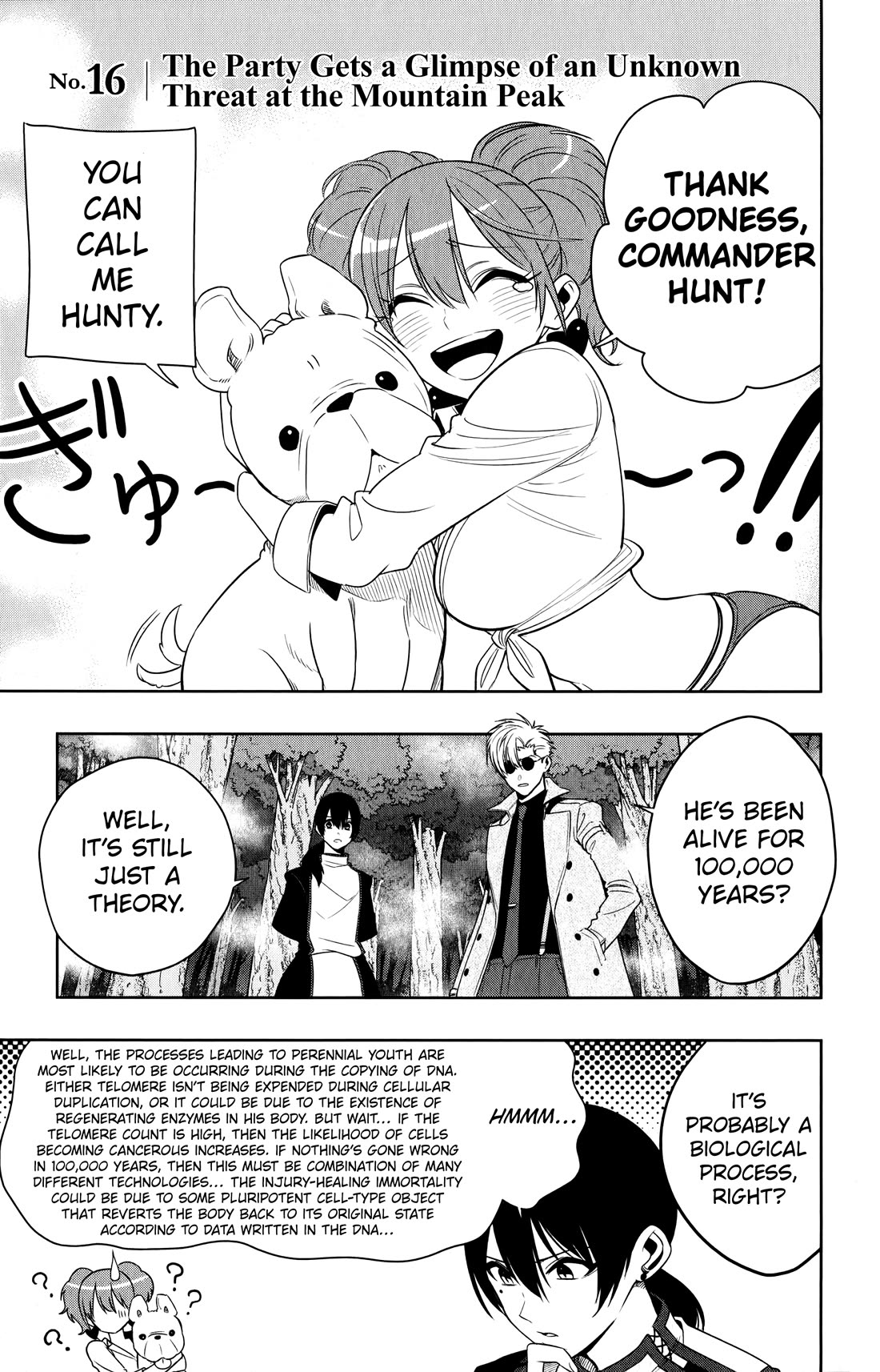 Noah's Notes Chapter 16 page 2 - Chapter 16: The Party Gets a Glimpse of an Unknown Threat at the Mountain Peak