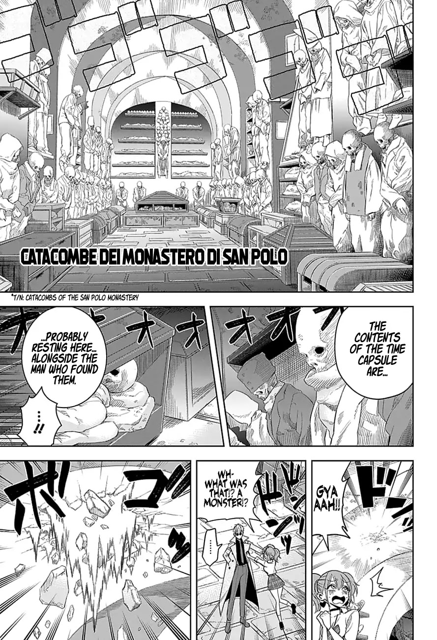 Noah's Notes Chapter 4 page 18 - Chapter 4: Prof, There’s Trouble with a Rabid Dog in Rome.