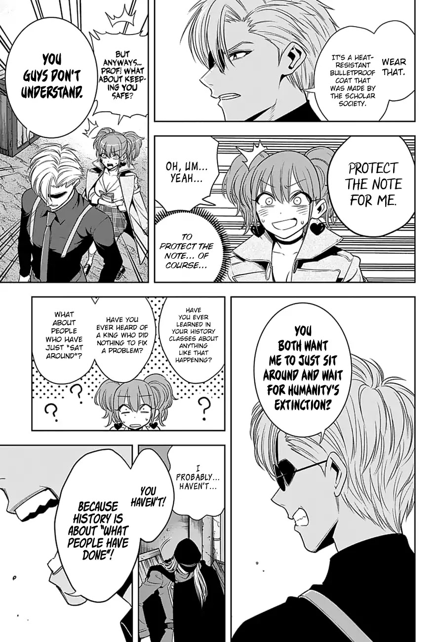 Noah's Notes Chapter 5 page 16 - Chapter 5: Prof, We're talking to a Rabid Dog in an Underground Cemetary