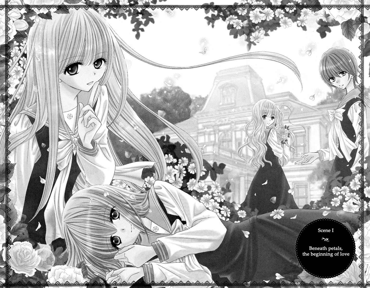 Nobara no Mori no Otometachi Chapter 1 page 4 - Chapter 1: Beneath petals, the beginning of love