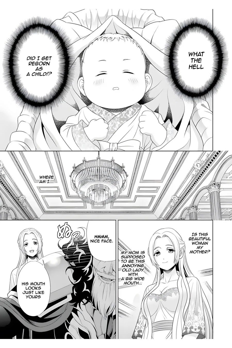 Noble Reincarnation ~Blessed With the Strongest Power From Birth~ Chapter 1 page 3 - Chapter 1