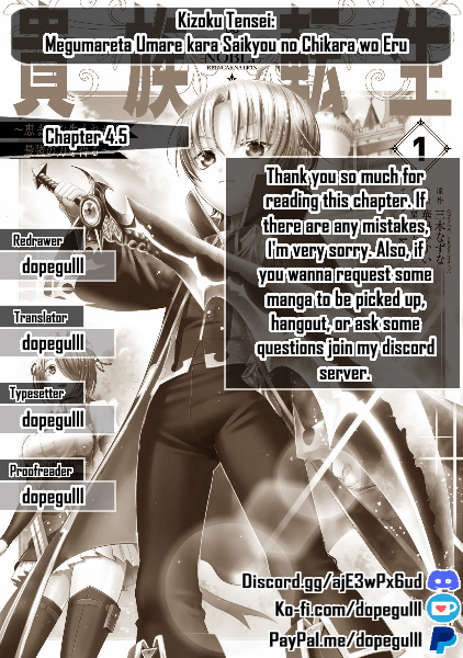Noble Reincarnation ~Blessed With the Strongest Power From Birth~ Chapter 4.5 page 9 - Chapter 4.5: Omake