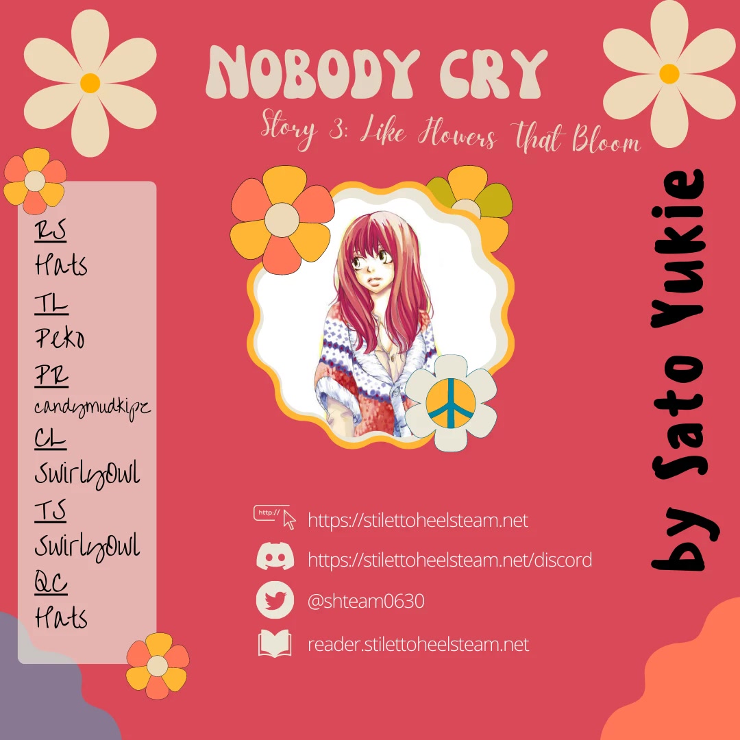 Nobody Cry Chapter 4 page 1 - Chapter 4: Story 3: Like Flowers That Bloom