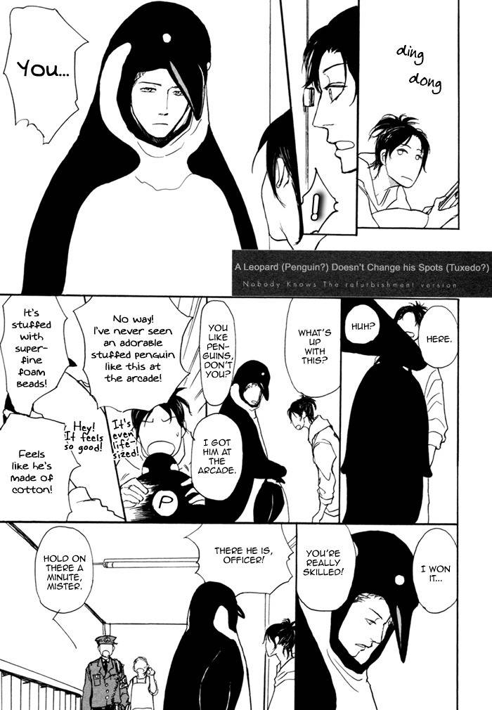 Nobody Knows Chapter 5 page 1 - Chapter 5: A Leopard (Penguin?) Doesn't Change his Spots (Tuxedo?)