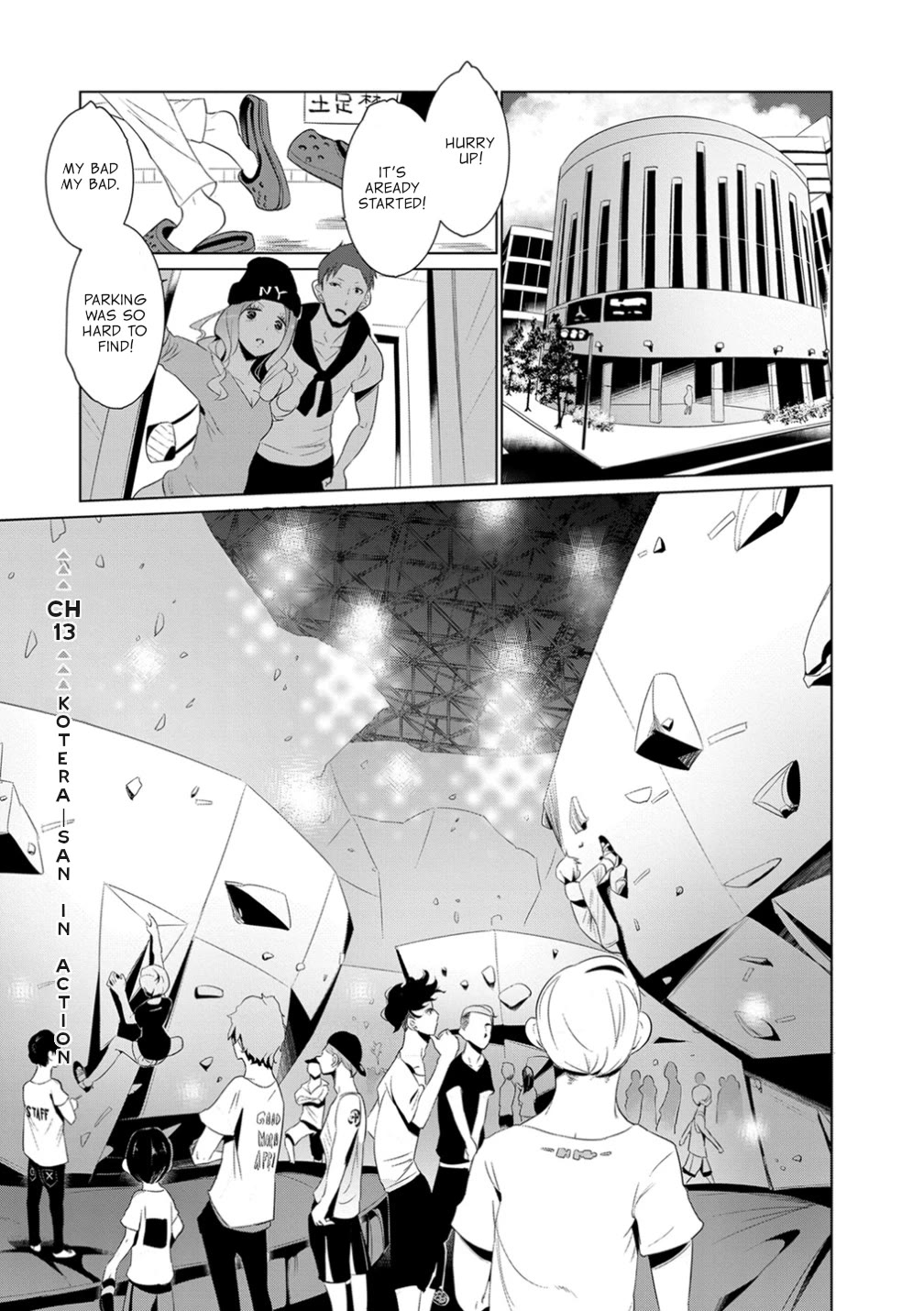 Noboru Kotera-san Chapter 13 page 1 - Chapter 13: Kotera-san in Action