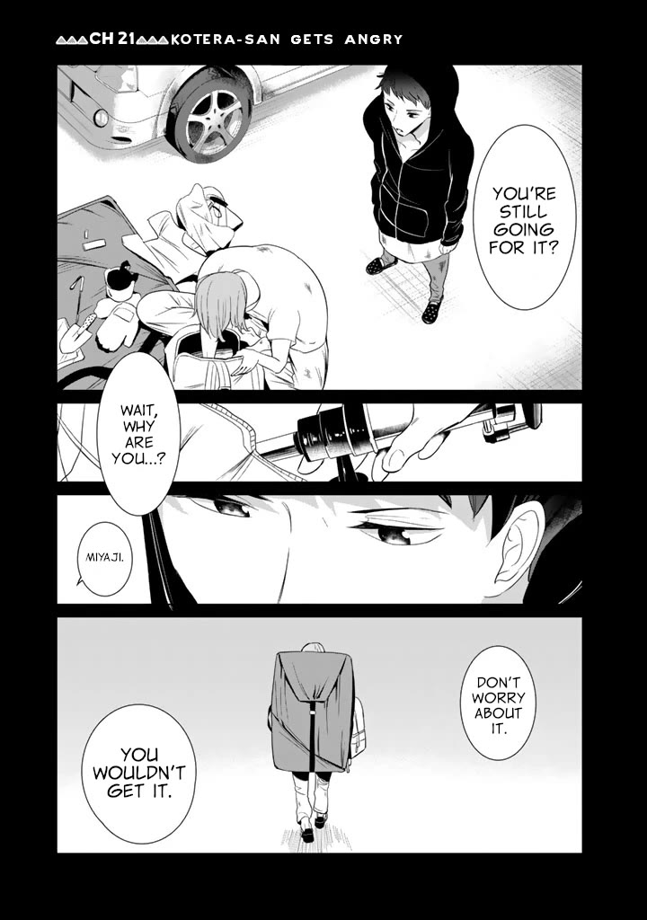 Noboru Kotera-san Chapter 21 page 1 - Chapter 21: Kotera-san Gets Angry